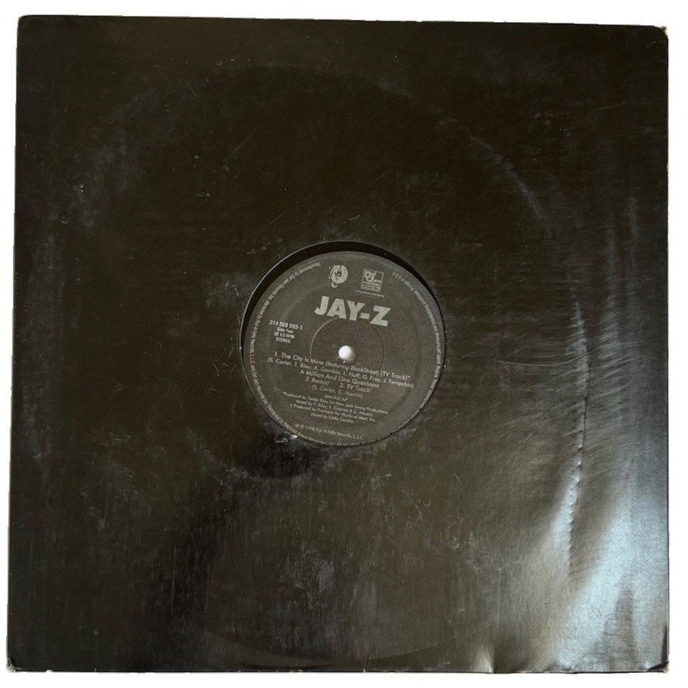 Jay-Z, The City Is Mine (Featuring Blackstreet) 1998 Vinyl Record 12" Single